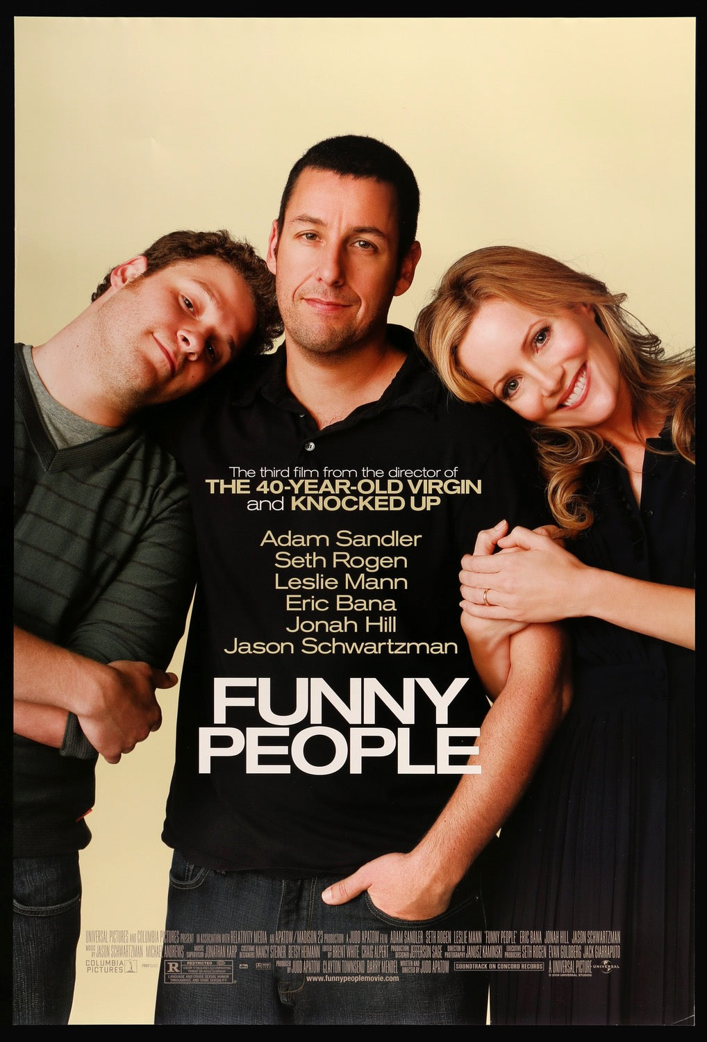 Funny People (2009) original movie poster for sale at Original Film Art - Vintage Movie Posters