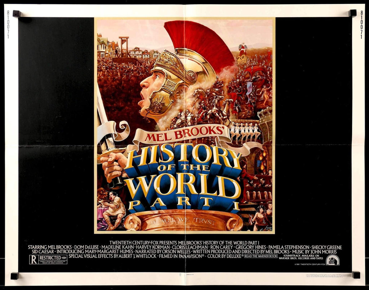 History of the World Part 1 (1981) original movie poster for sale at Original Film Art - Vintage Movie Posters