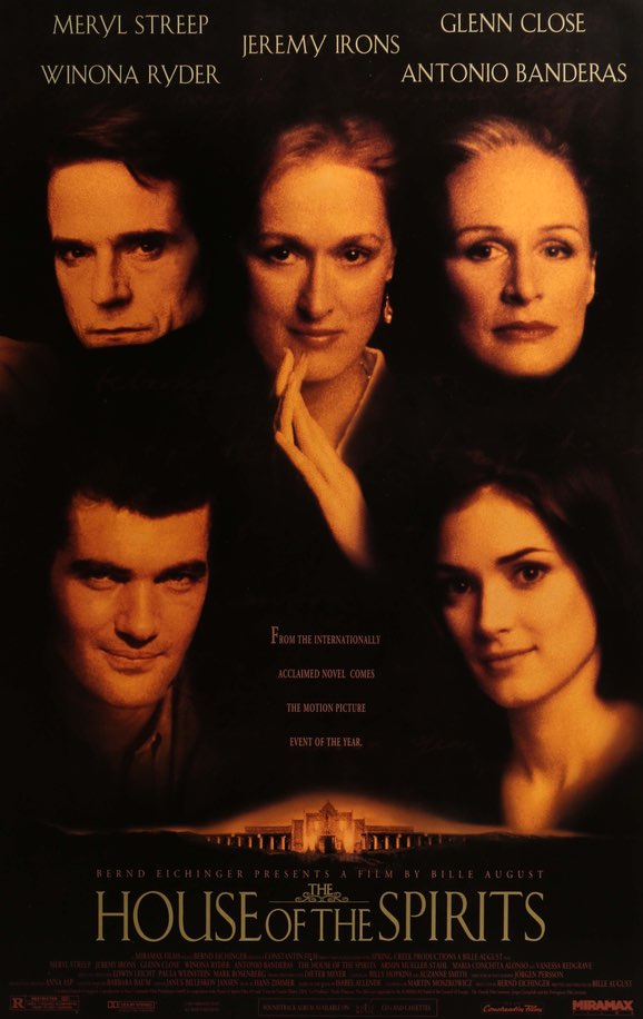 House of the Spirits (1993) original movie poster for sale at Original Film Art - Vintage Movie Posters