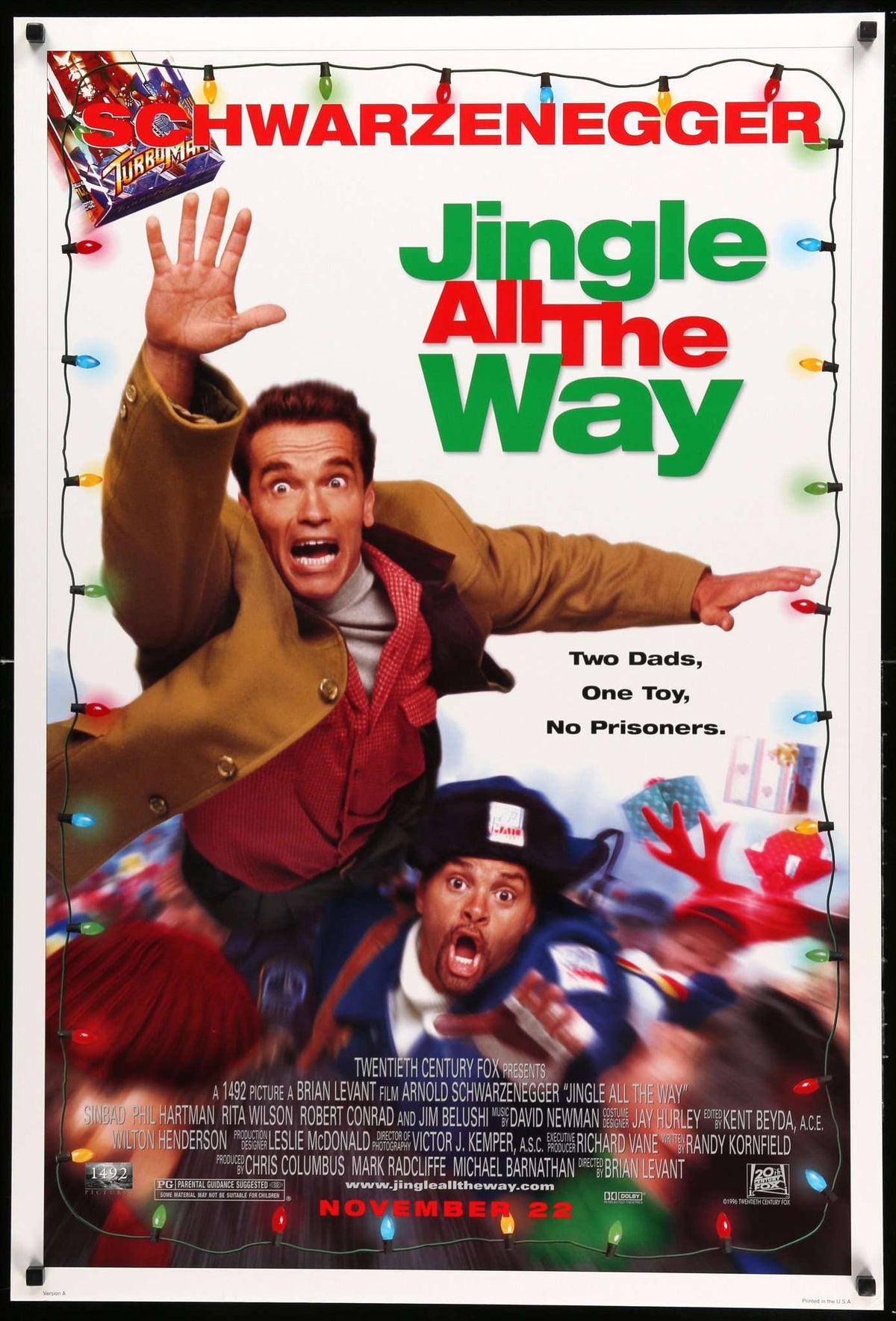 Jingle All the Way (1996) original movie poster for sale at Original Film Art - Vintage Movie Posters