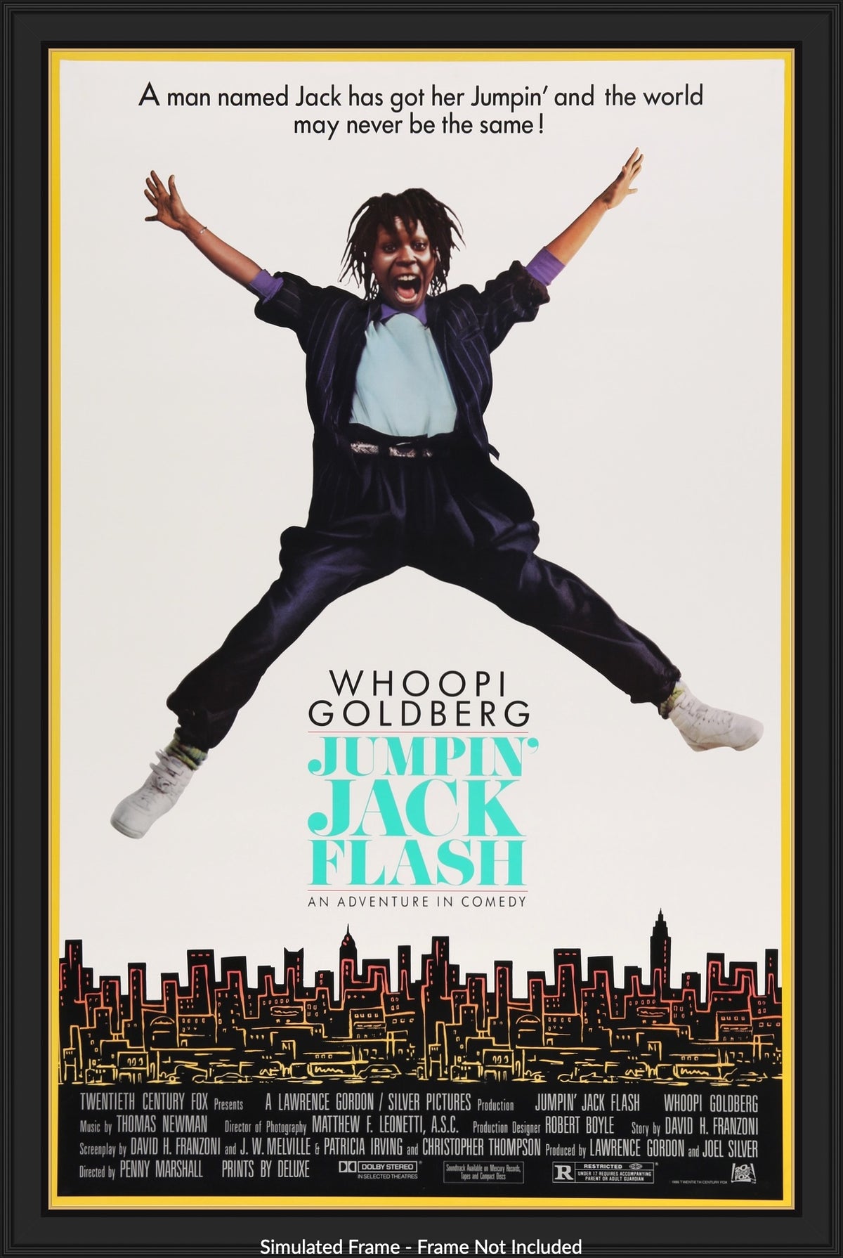 Jumpin' Jack Flash (1986) original movie poster for sale at Original Film Art - Vintage Movie Posters
