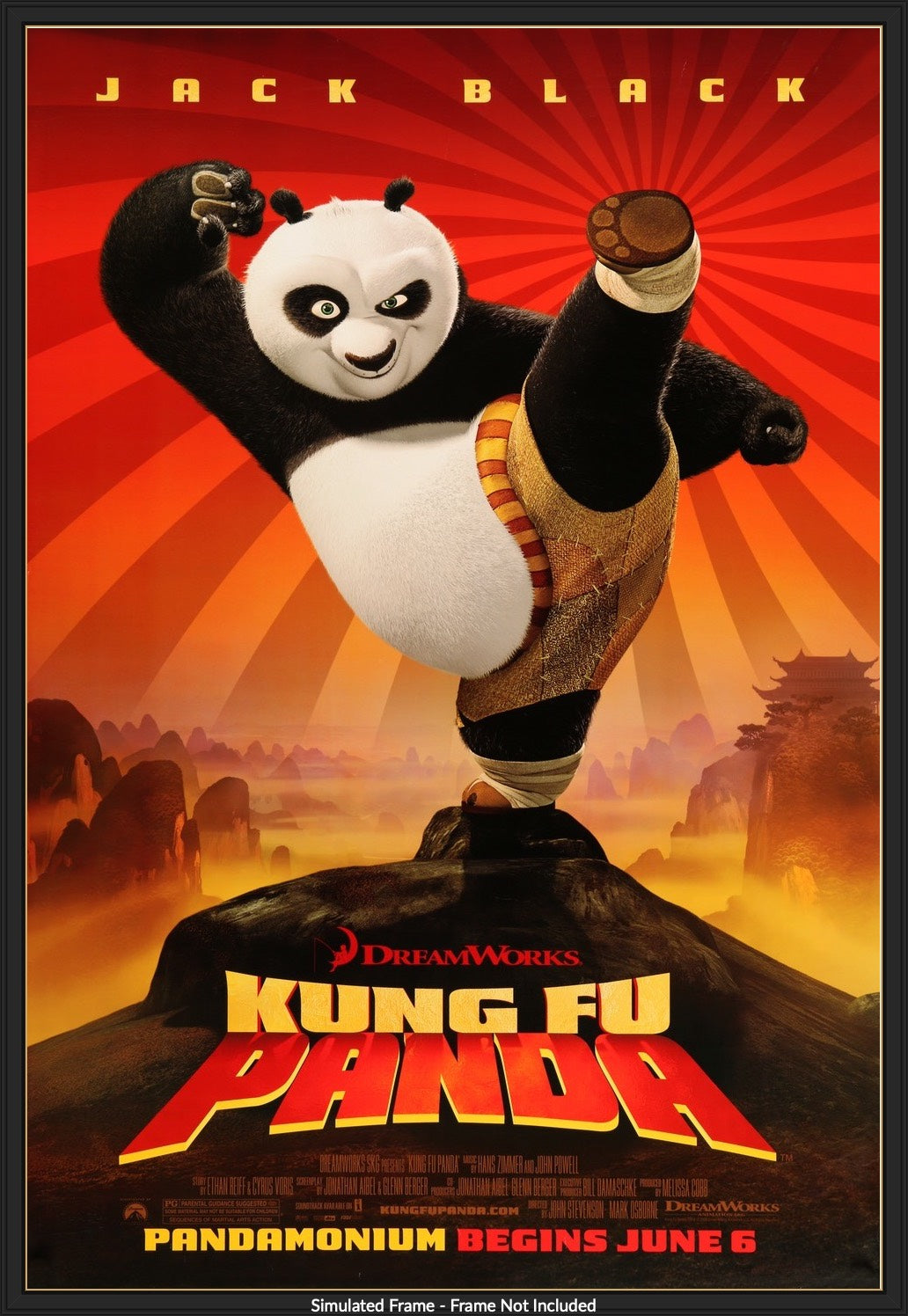 Kung Fu Panda (2008) original movie poster for sale at Original Film Art - Vintage Movie Posters