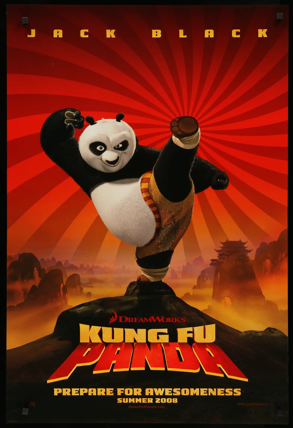 Kung Fu Panda (2008) original movie poster for sale at Original Film Art - Vintage Movie Posters