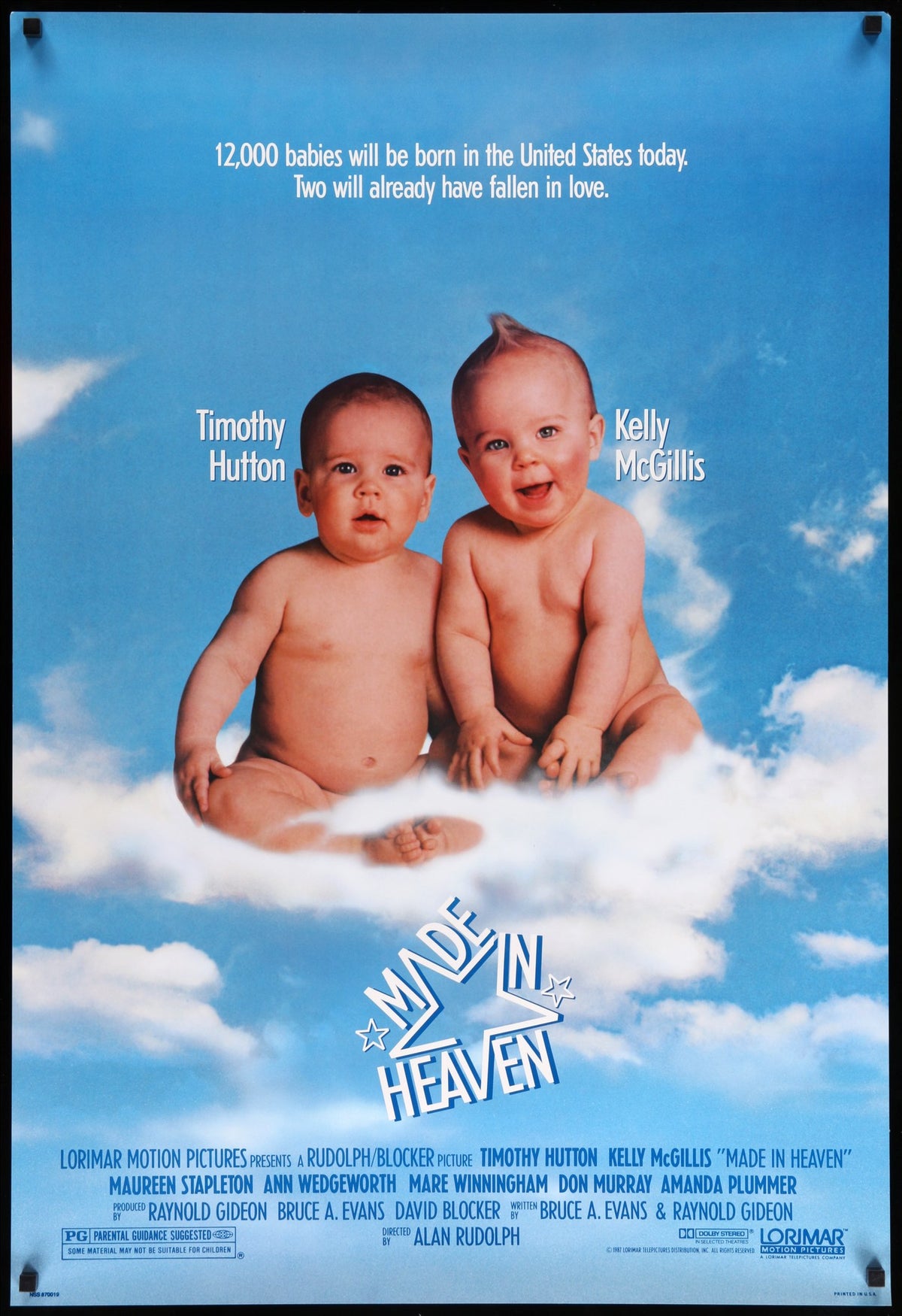 Made in Heaven (1987) original movie poster for sale at Original Film Art - Vintage Movie Posters