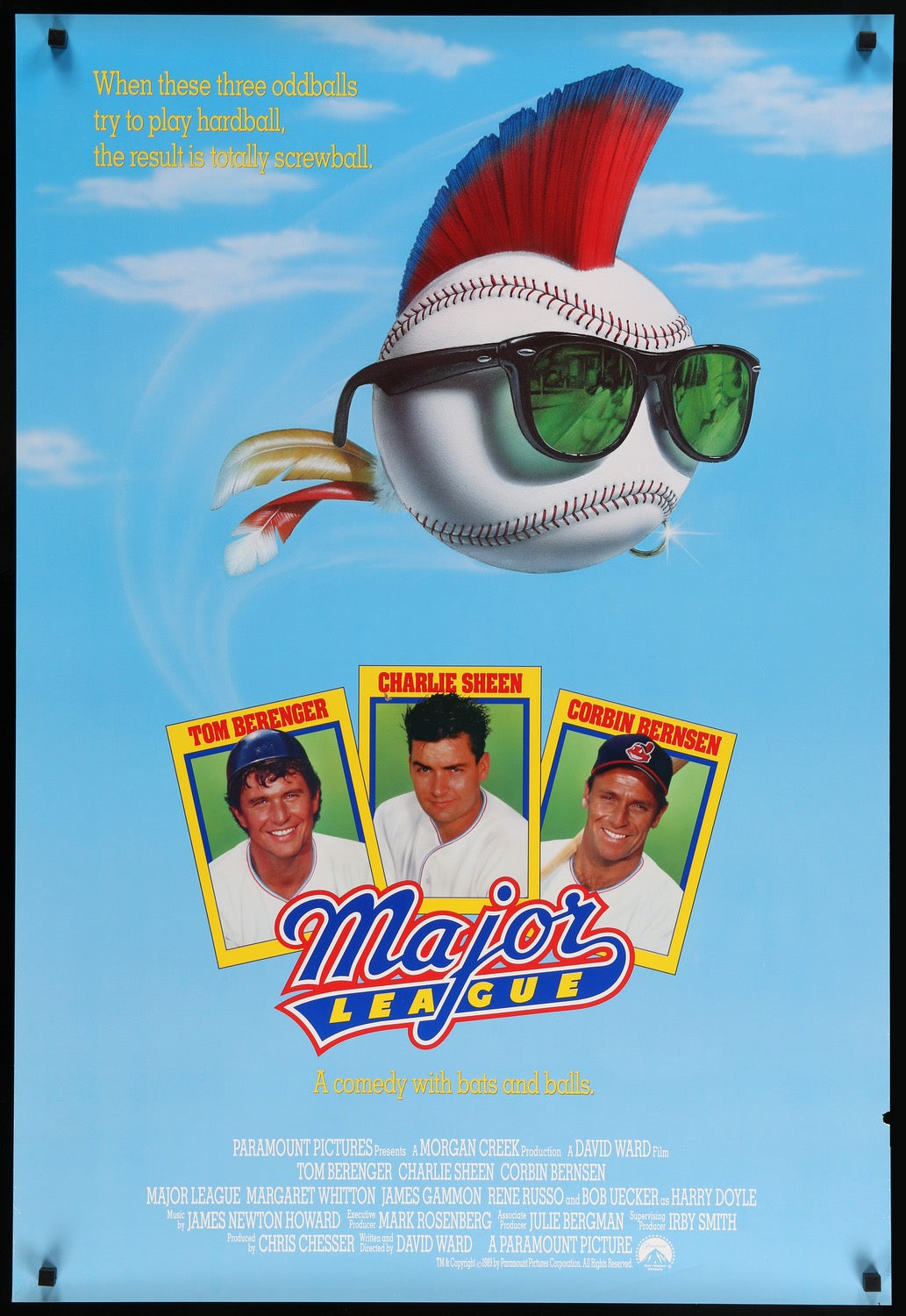 Major League (1989) original movie poster for sale at Original Film Art - Vintage Movie Posters