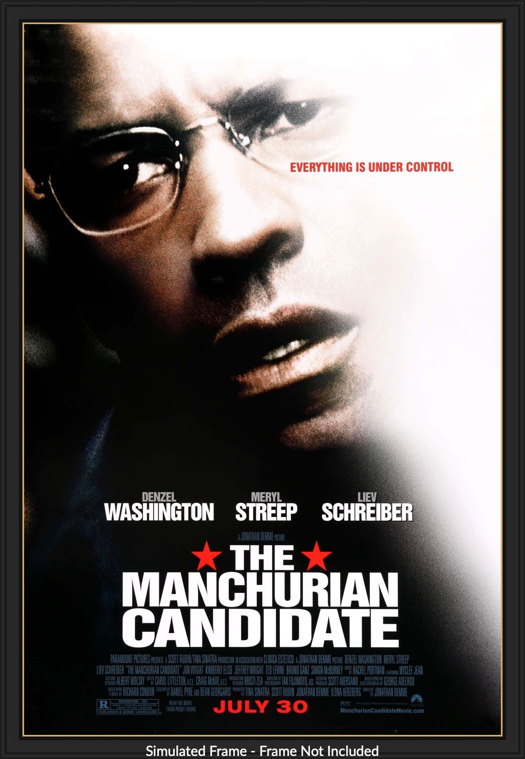 Manchurian Candidate (2004) original movie poster for sale at Original Film Art - Vintage Movie Posters