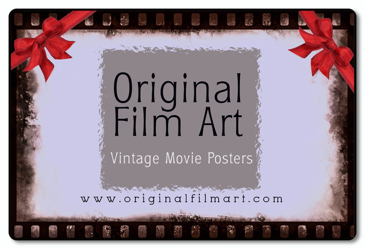 $75 Gift Card original movie poster for sale at Original Film Art - Vintage Movie Posters