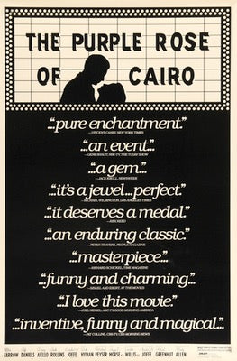 Purple Rose of Cairo (1985) original movie poster for sale at Original Film Art - Vintage Movie Posters