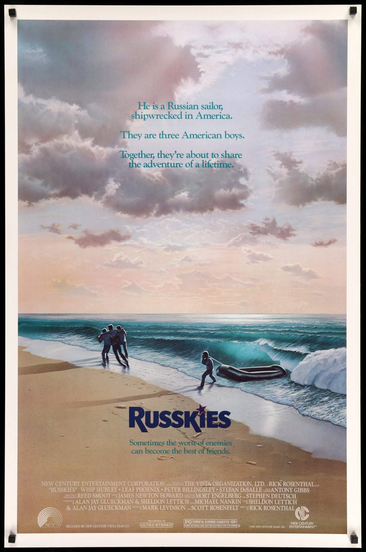 Russkies (1987) original movie poster for sale at Original Film Art - Vintage Movie Posters