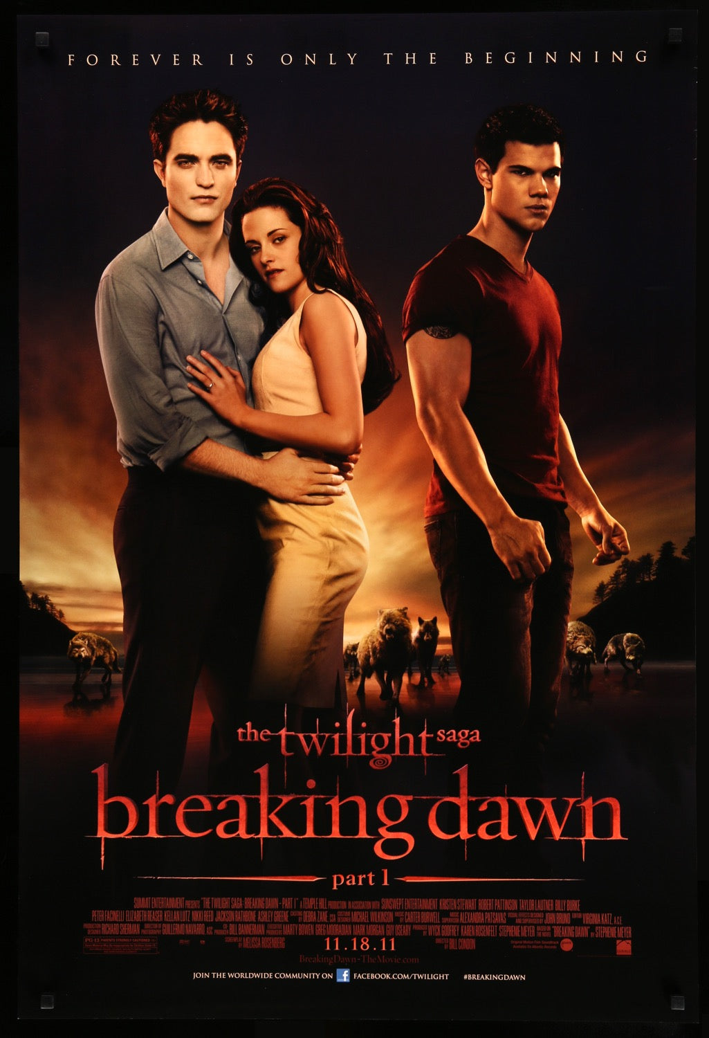 Twilight Saga - Breaking Dawn - Part 1 (2011) original movie poster for sale at Original Film Art - Vintage Movie Posters