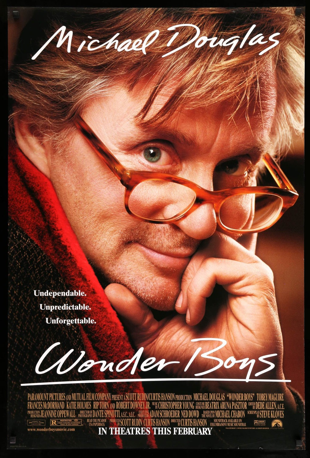 Wonder Boys (2000) original movie poster for sale at Original Film Art - Vintage Movie Posters