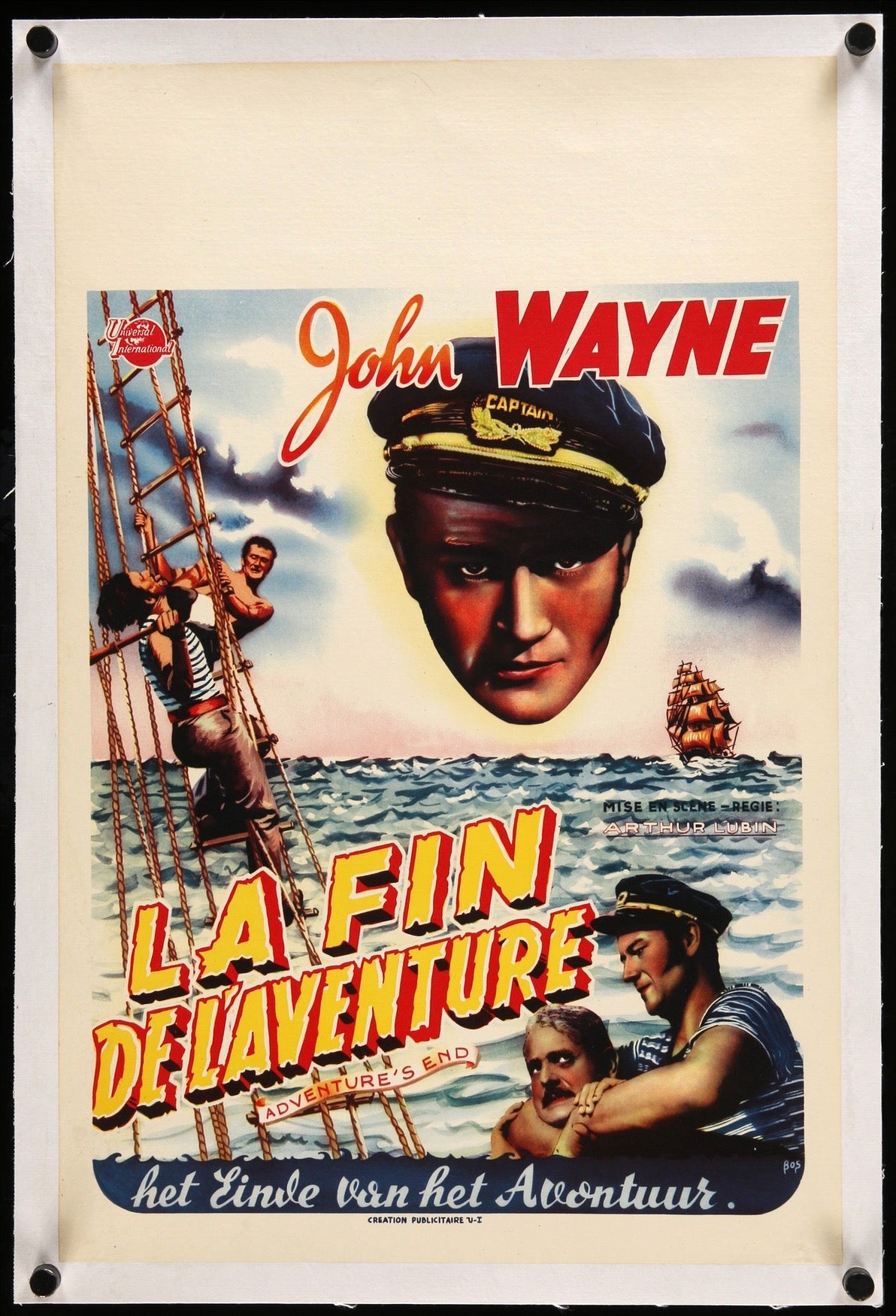 Adventure's End (1937) original movie poster for sale at Original Film Art - Vintage Movie Posters