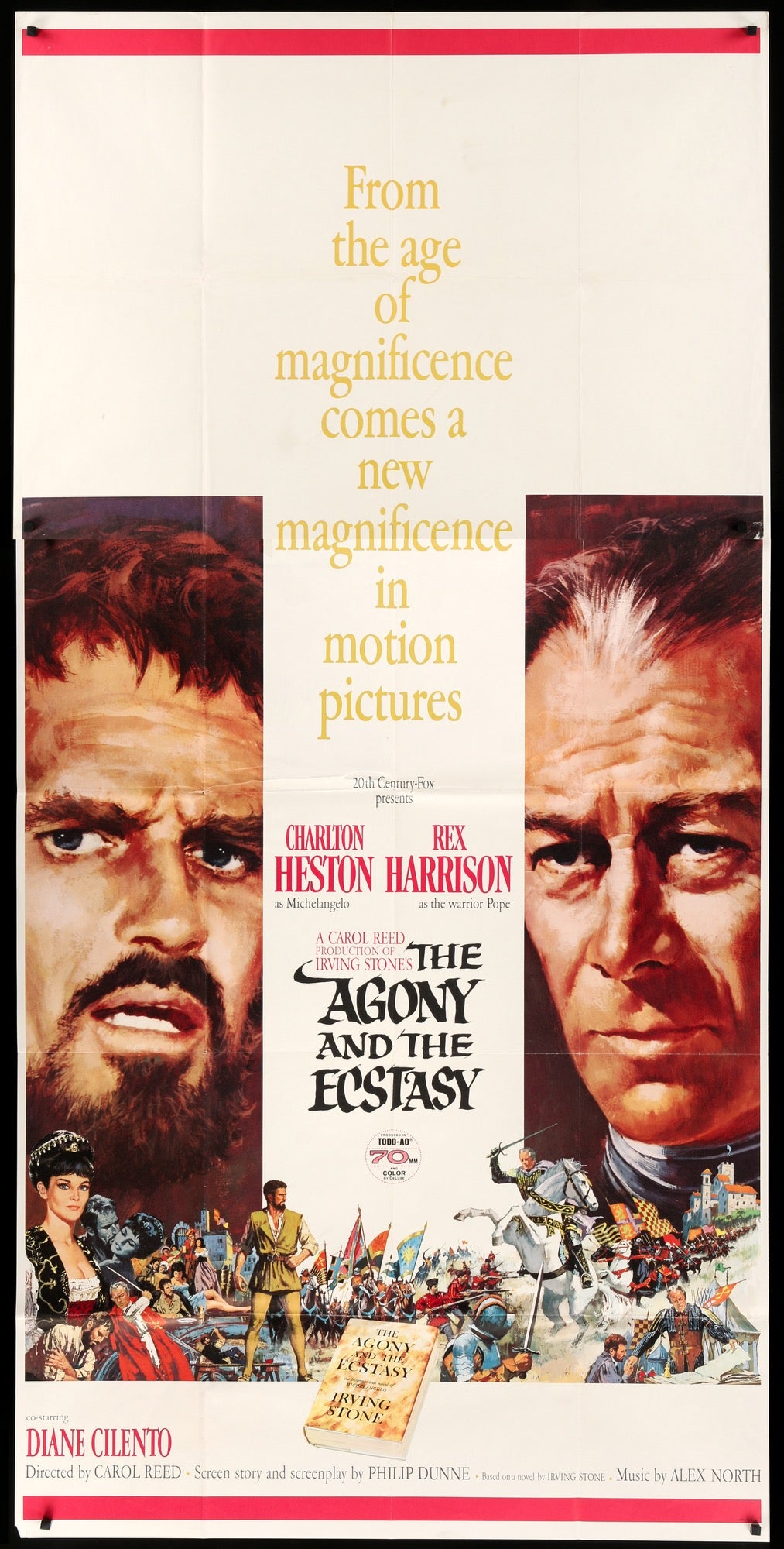 Agony and the Ecstasy (1965) original movie poster for sale at Original Film Art - Vintage Movie Posters