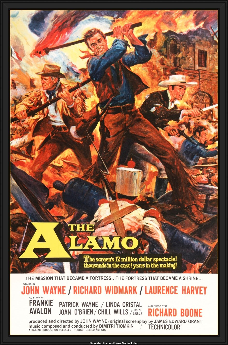 Alamo (1960) original movie poster for sale at Original Film Art - Vintage Movie Posters