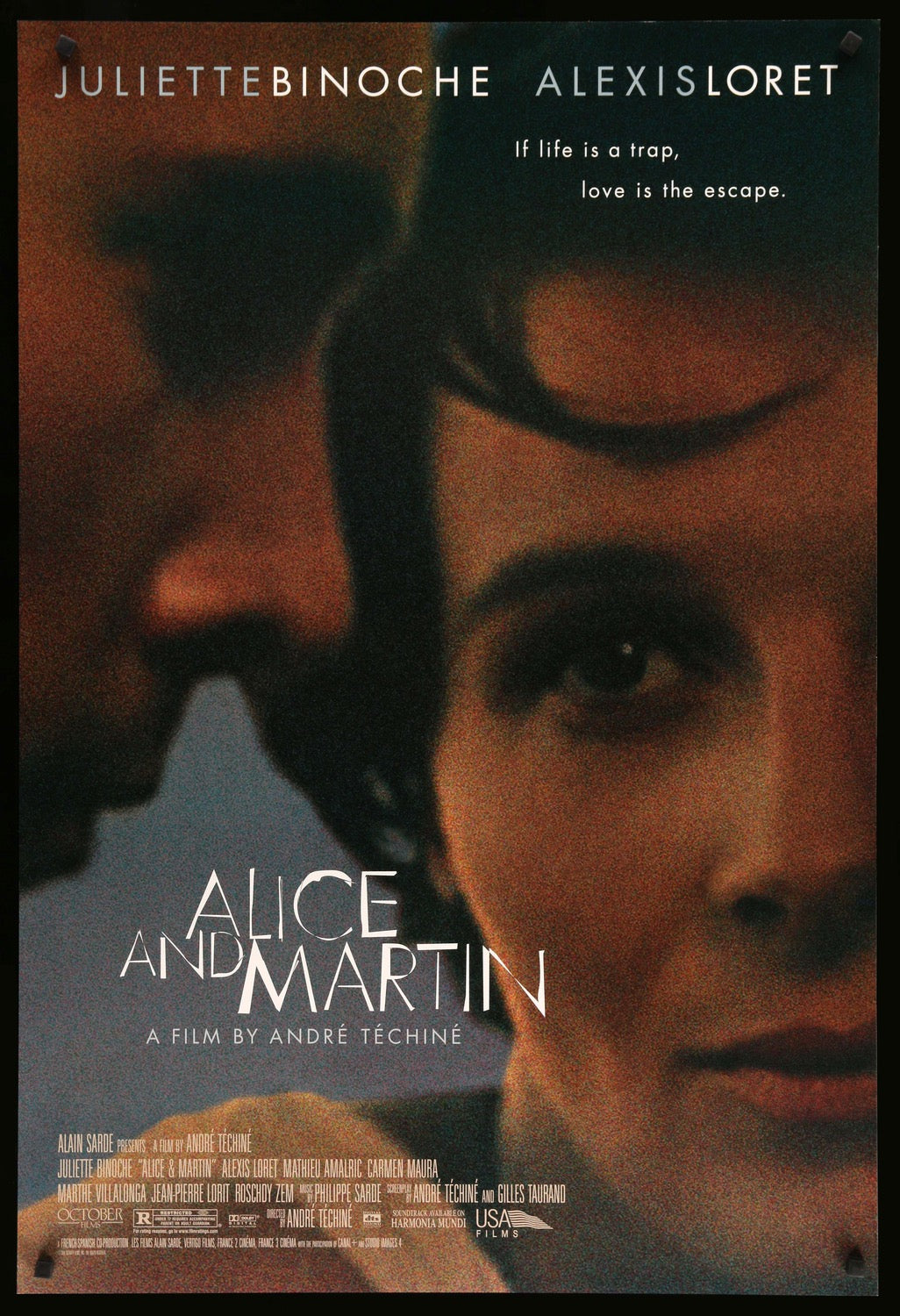 Alice and Martin (1998) original movie poster for sale at Original Film Art
