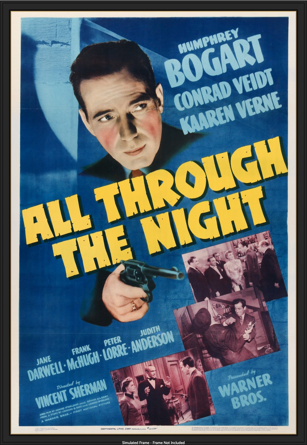 All Through the Night (1942) original movie poster for sale at Original Film Art - Vintage Movie Posters