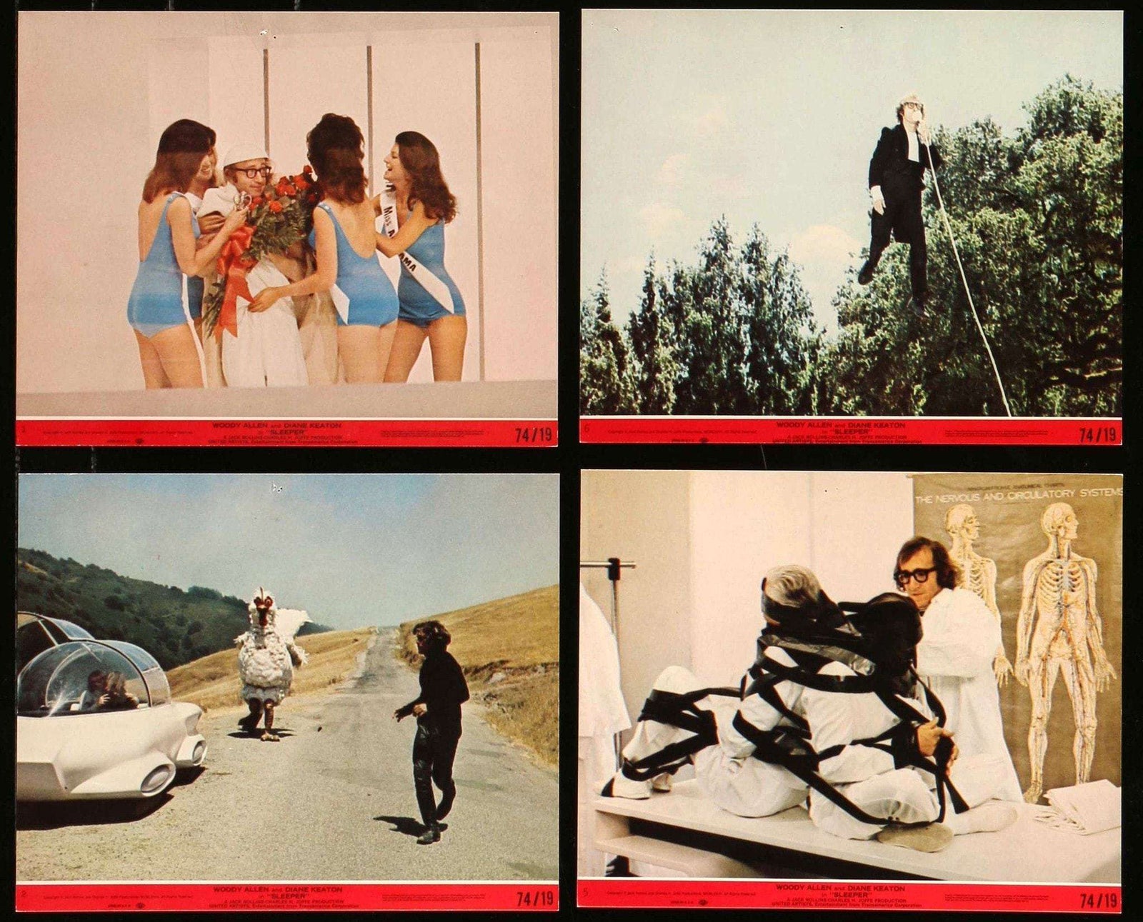Sleeper (1973) Mini Lobby Cards - Set of 8 original movie poster for sale at Original Film Art - Vintage Movie Posters