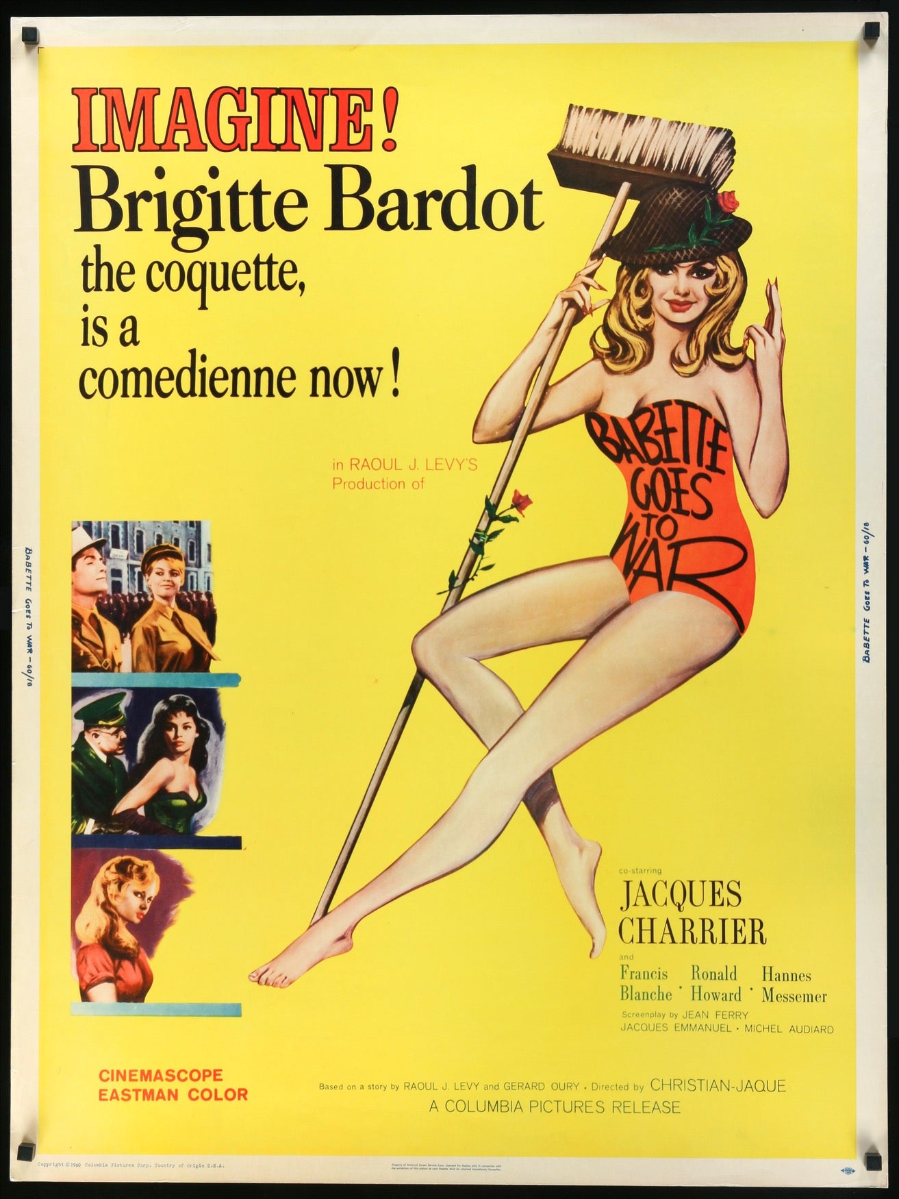 Babette Goes to War (1959) original movie poster for sale at Original Film Art - Vintage Movie Posters