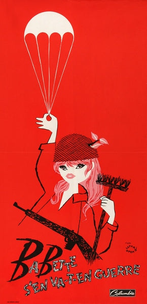 Babette Goes to War (1959) original movie poster for sale at Original Film Art