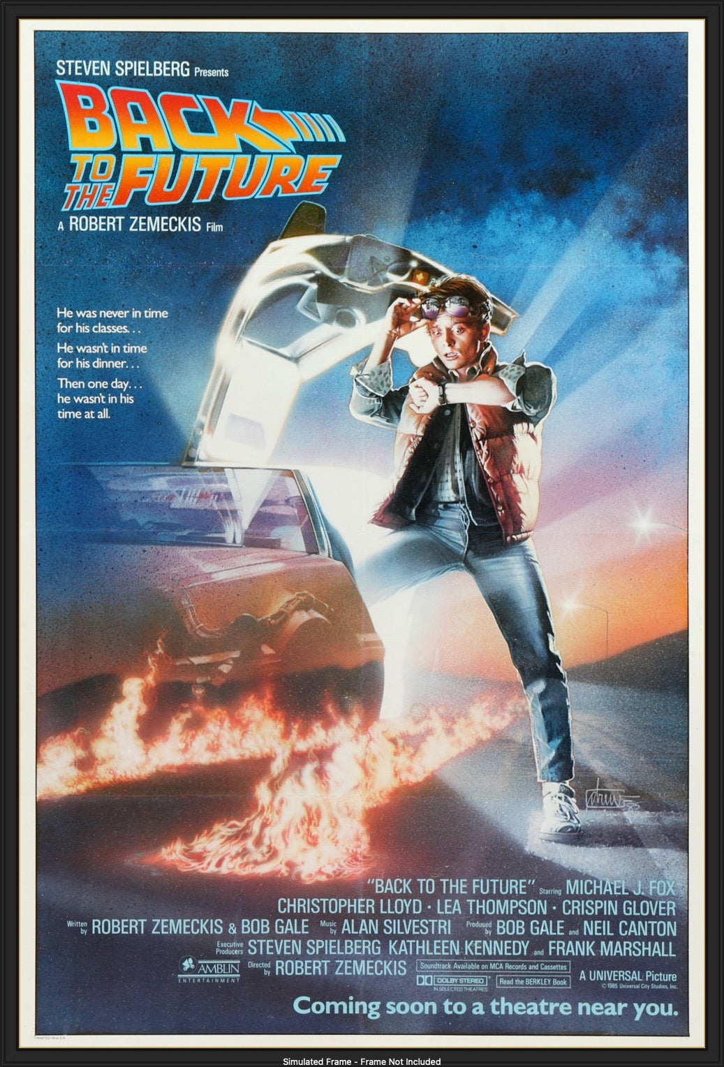 Back To the Future (1985) original movie poster for sale at Original Film Art - Vintage Movie Posters