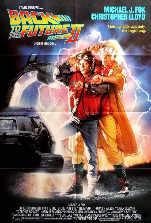 Back to the Future Part 2 (1989) original movie poster for sale at Original Film Art