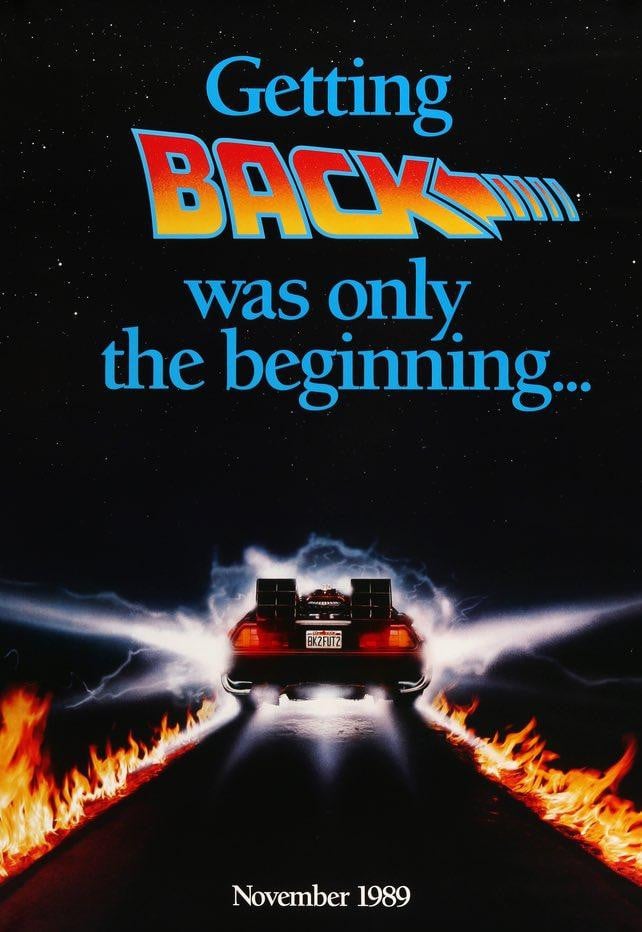 Back to the Future Part 2 (1989) original movie poster for sale at Original Film Art