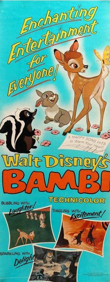 Bambi (1942) original movie poster for sale at Original Film Art