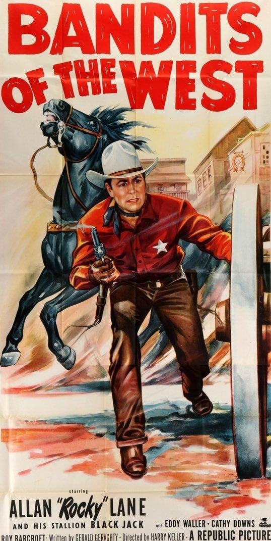 Bandits of the West (1953) original movie poster for sale at Original Film Art