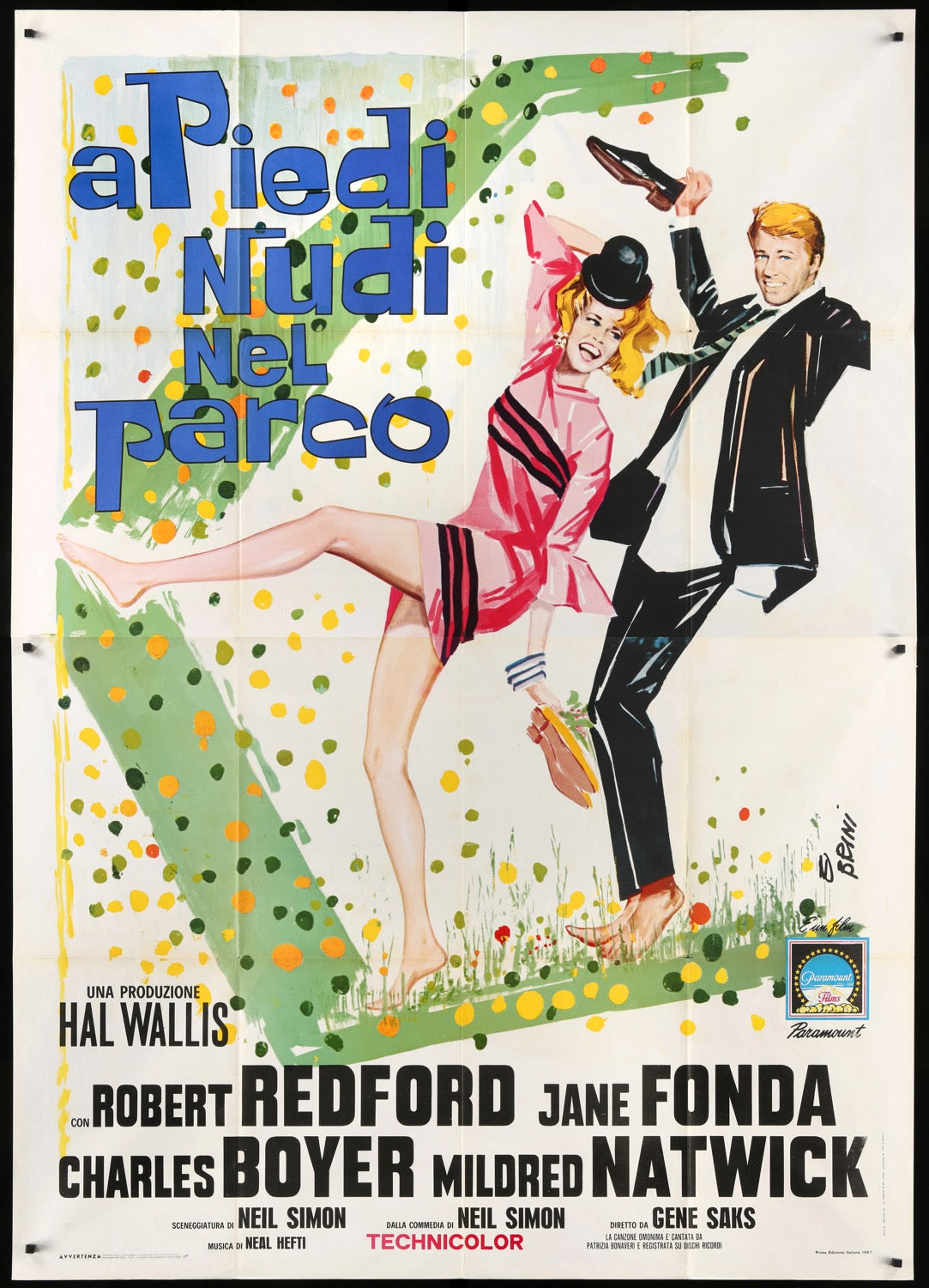 Barefoot in the Park (1967) original movie poster for sale at Original Film Art