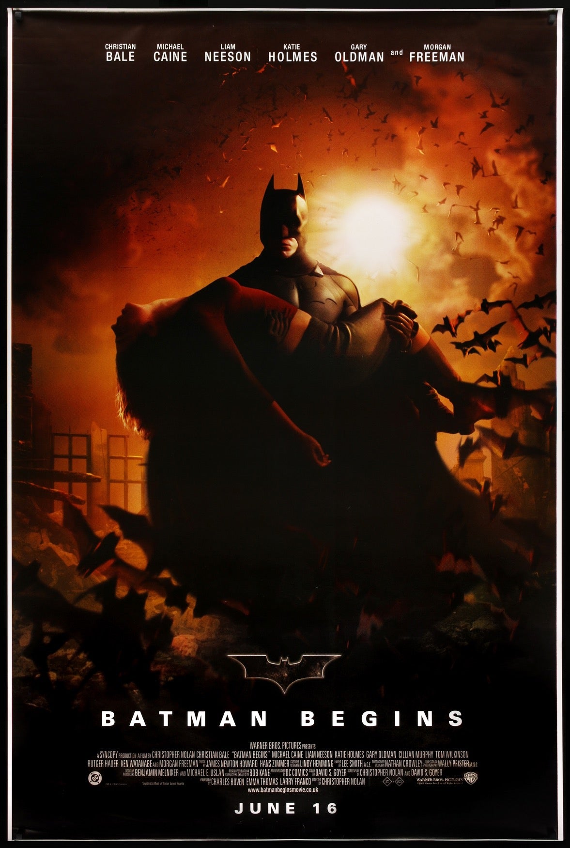 Batman Begins (2005) original movie poster for sale at Original Film Art