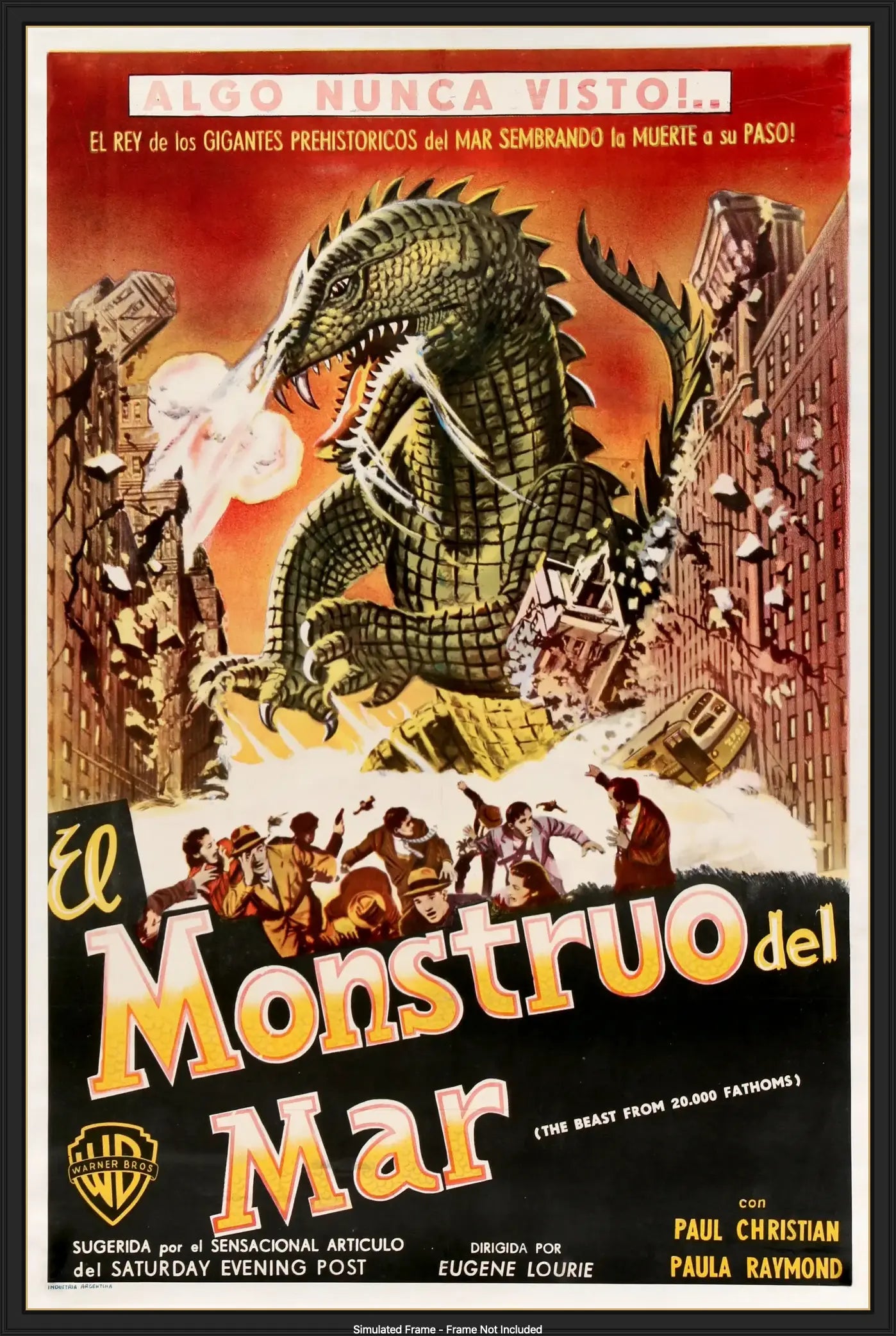 Beast from 20,000 Fathoms (1953) original movie poster for sale at Original Film Art - Vintage Movie Posters