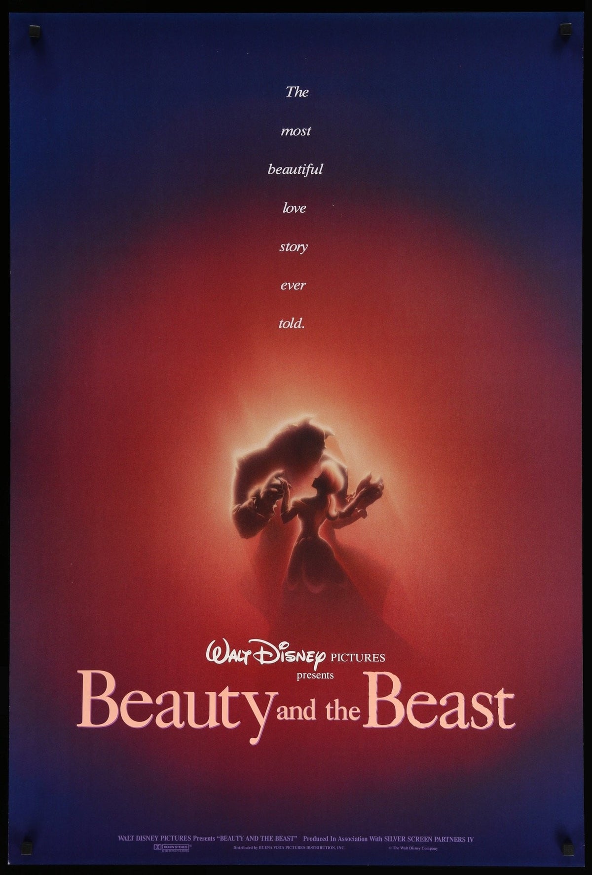 Beauty and the Beast (1991) original movie poster for sale at Original Film Art