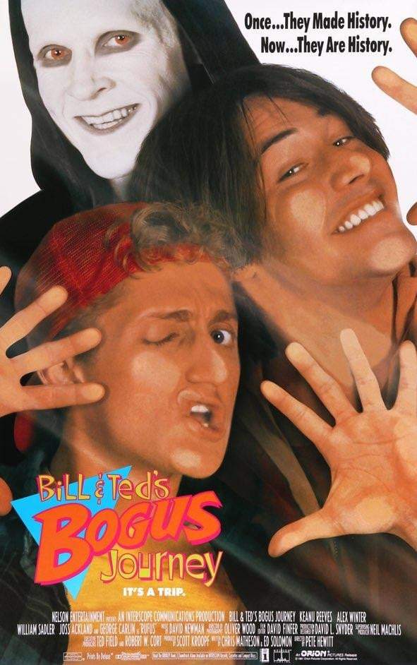 Bill and Ted's Bogus Journey (1991) original movie poster for sale at Original Film Art