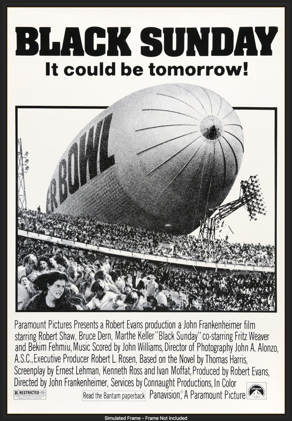 Black Sunday (1977) original movie poster for sale at Original Film Art - Vintage Movie Posters