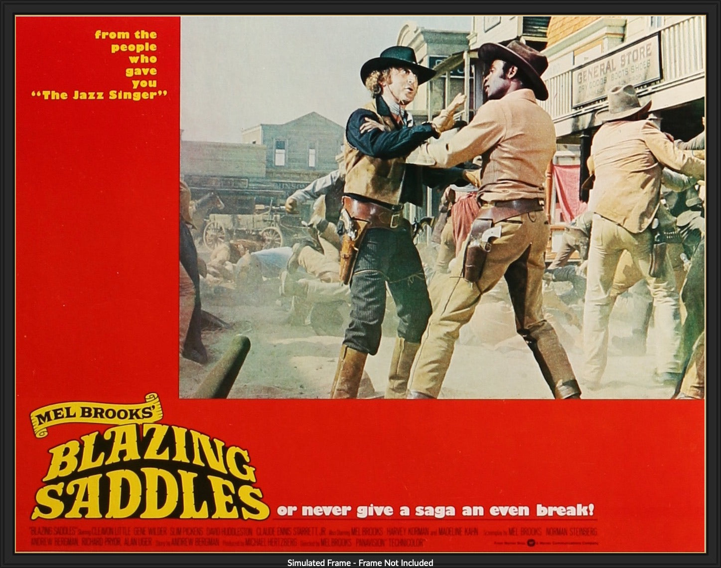 Blazing Saddles (1974) original movie poster for sale at Original Film Art - Vintage Movie Posters