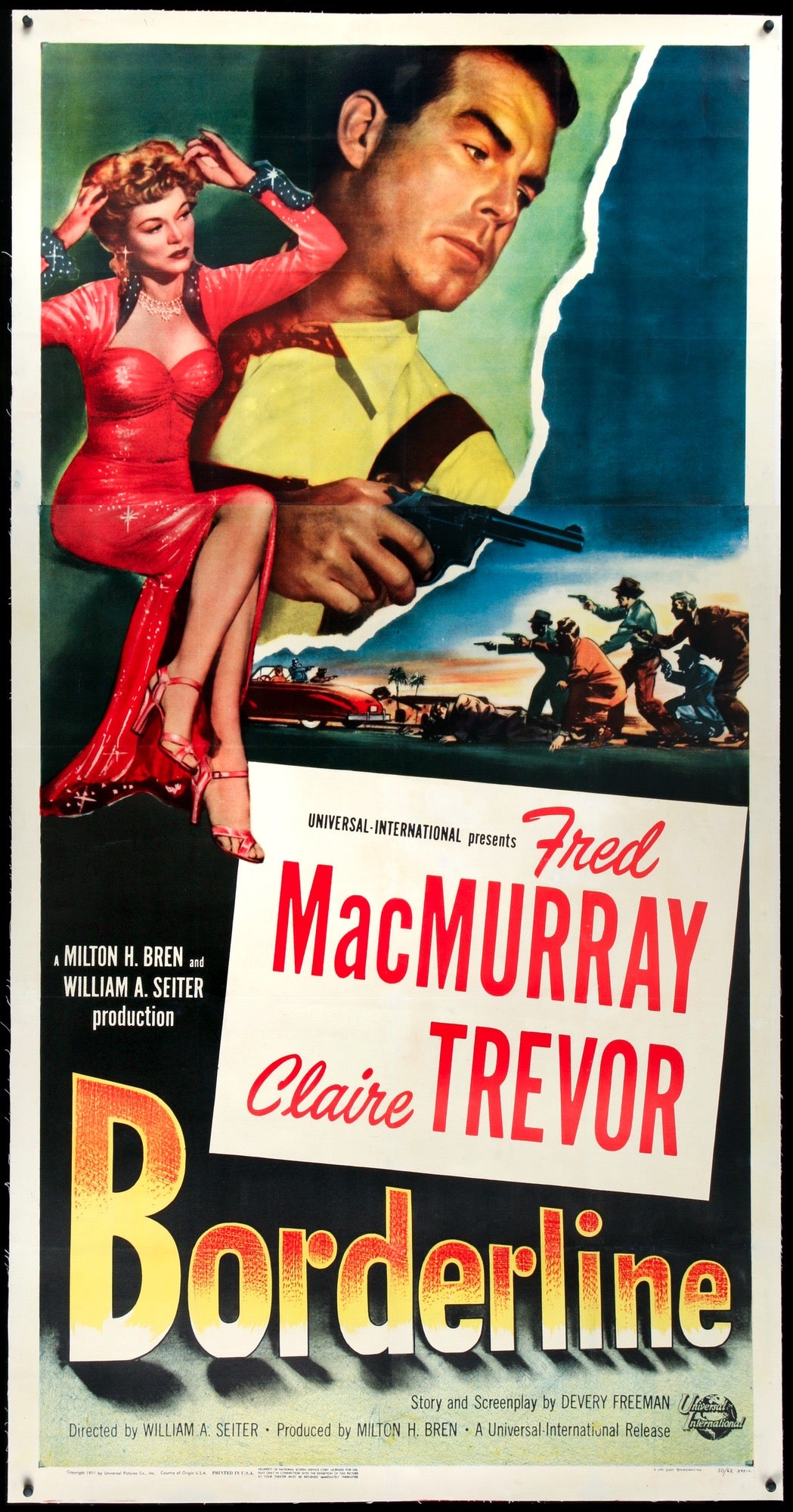 Borderline (1950) original movie poster for sale at Original Film Art - Vintage Movie Posters