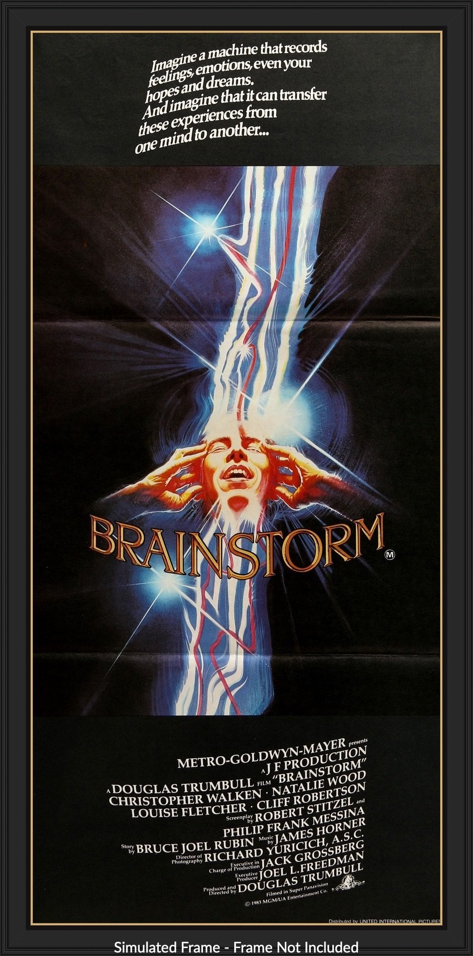 Brainstorm (1983) original movie poster for sale at Original Film Art - Vintage Movie Posters