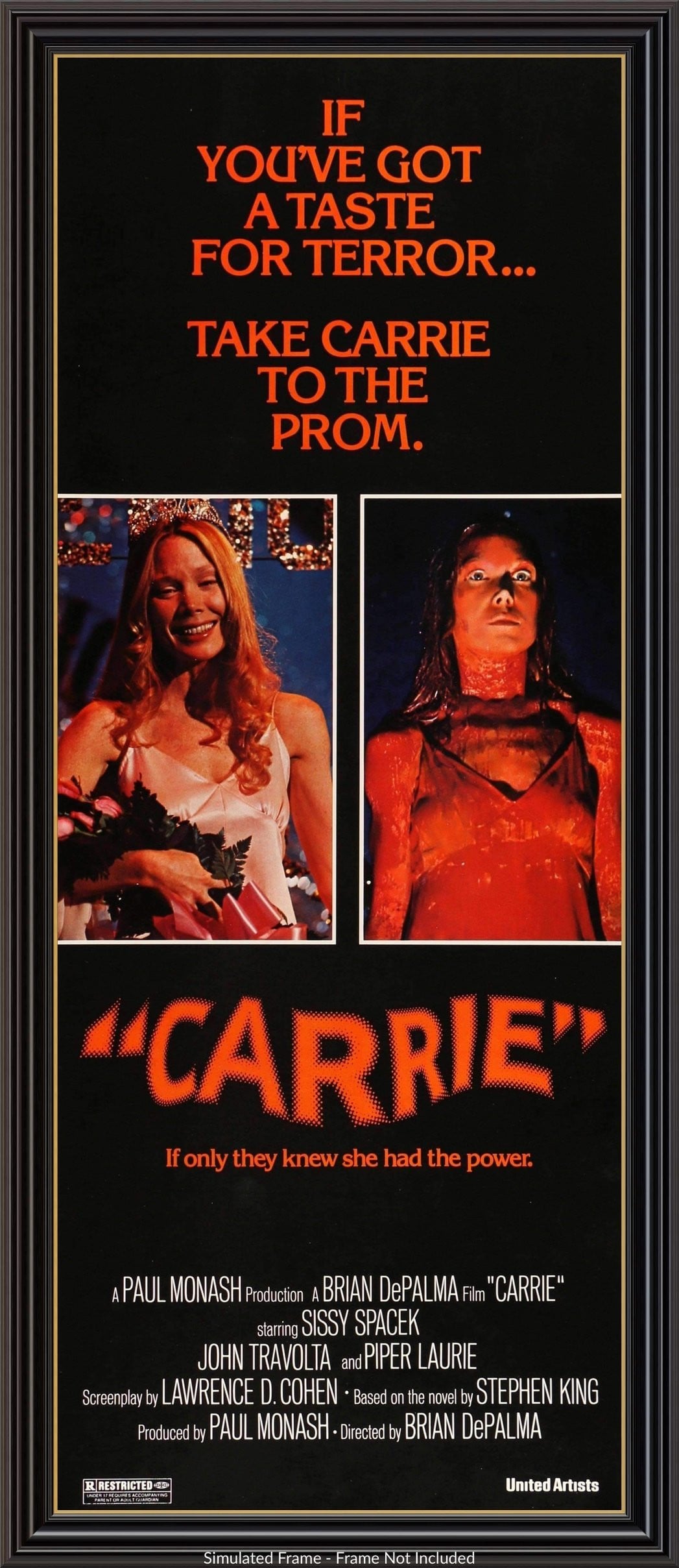 Carrie (1976) original movie poster for sale at Original Film Art - Vintage Movie Posters