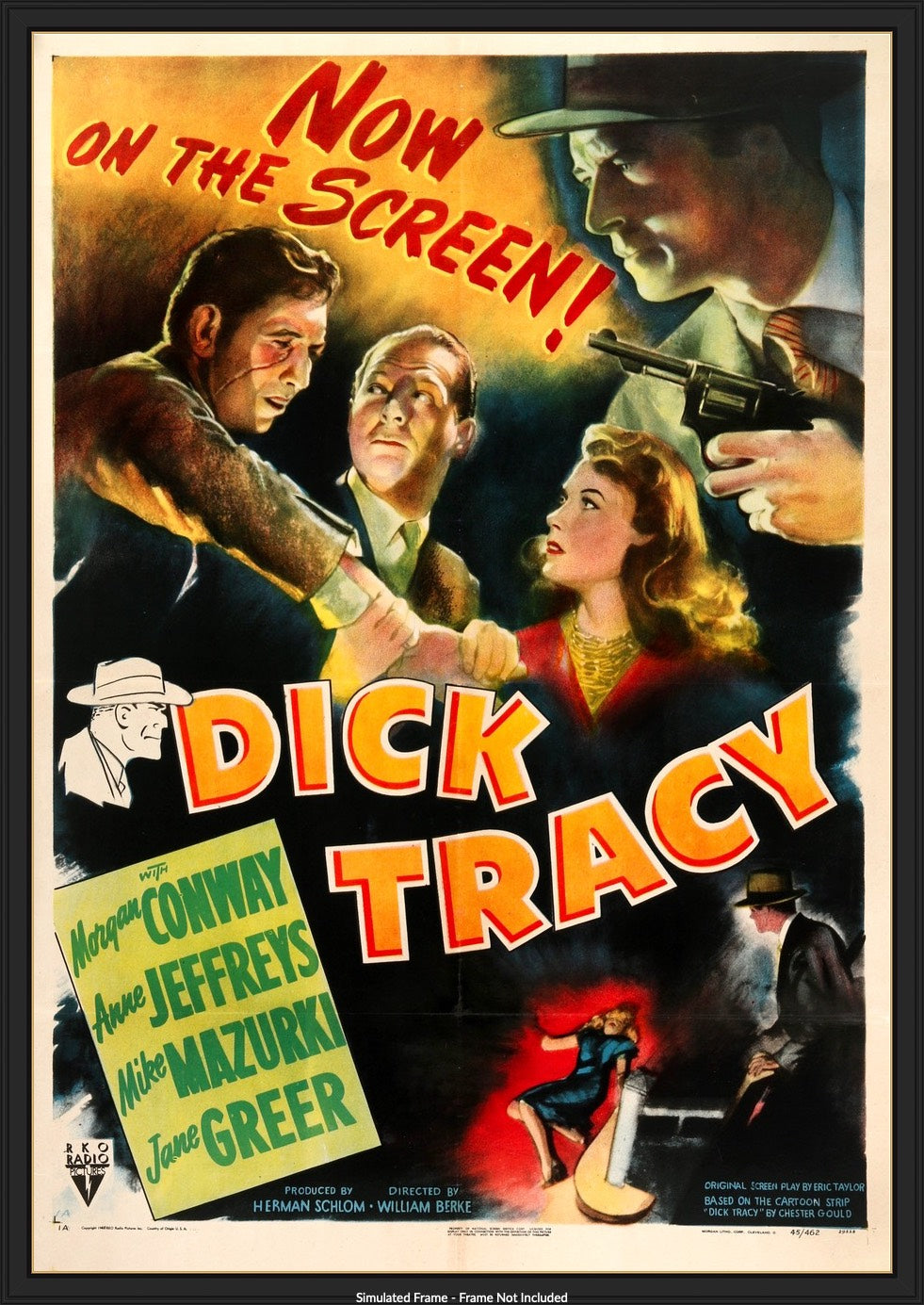 Dick Tracy (1945) original movie poster for sale at Original Film Art - Vintage Movie Posters