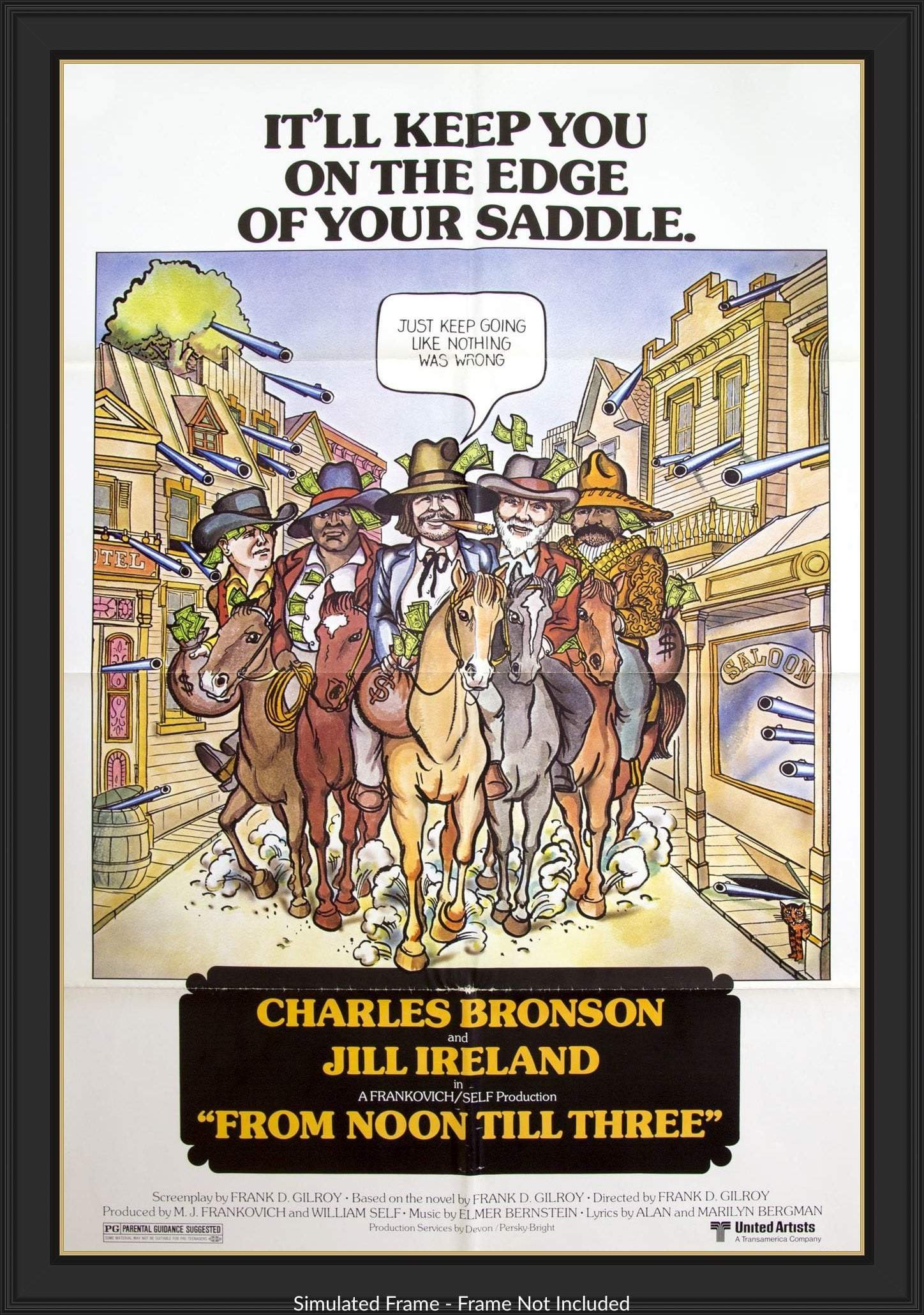 From Noon Till Three (1976) original movie poster for sale at Original Film Art - Vintage Movie Posters