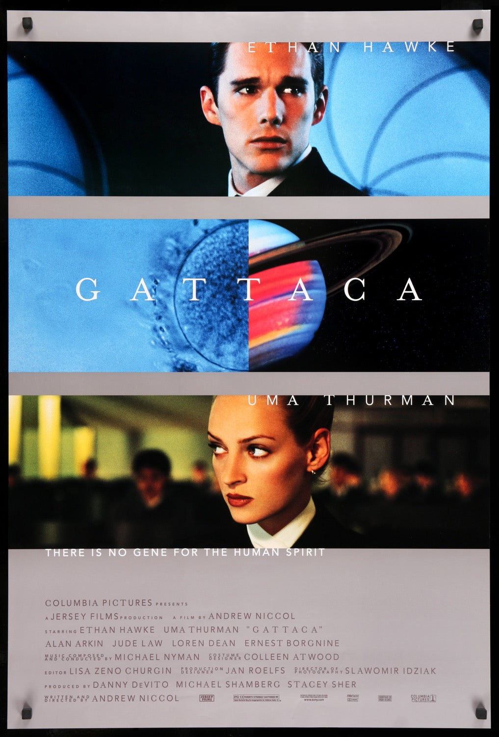 Gattaca (1997) original movie poster for sale at Original Film Art - Vintage Movie Posters