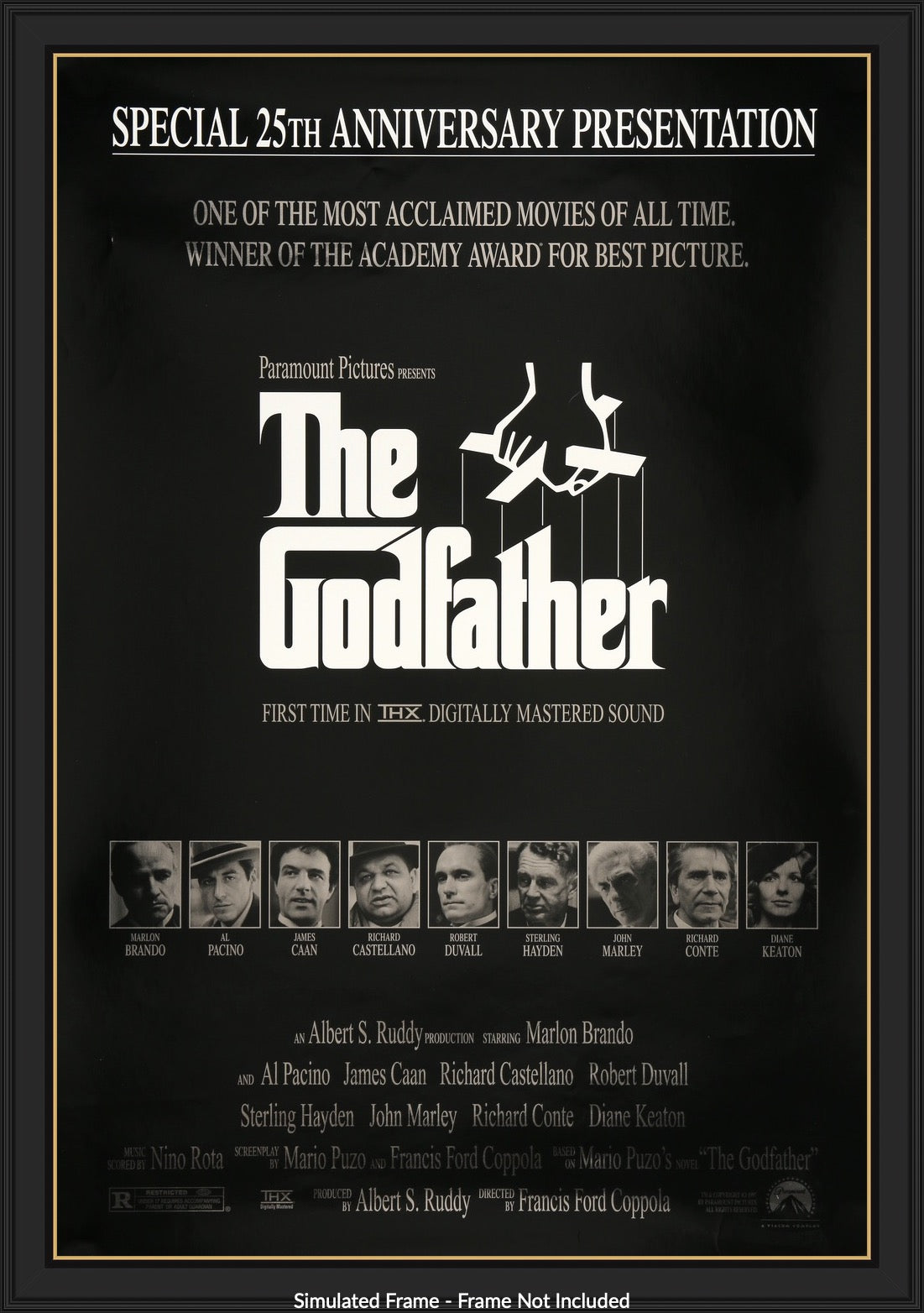 Godfather (1972) original movie poster for sale at Original Film Art - Vintage Movie Posters
