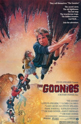 Goonies (1985) original movie poster for sale at Original Film Art - Vintage Movie Posters