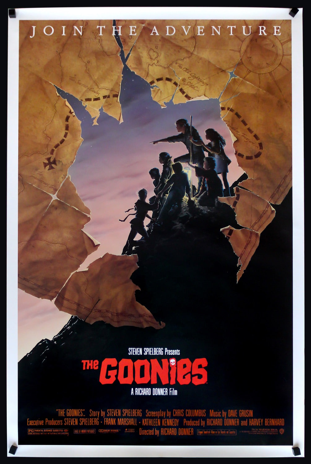 Goonies (1985) original movie poster for sale at Original Film Art - Vintage Movie Posters