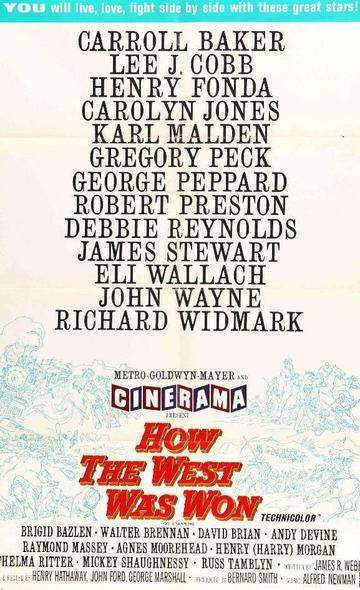 How the West Was Won (1962) original movie poster for sale at Original Film Art - Vintage Movie Posters