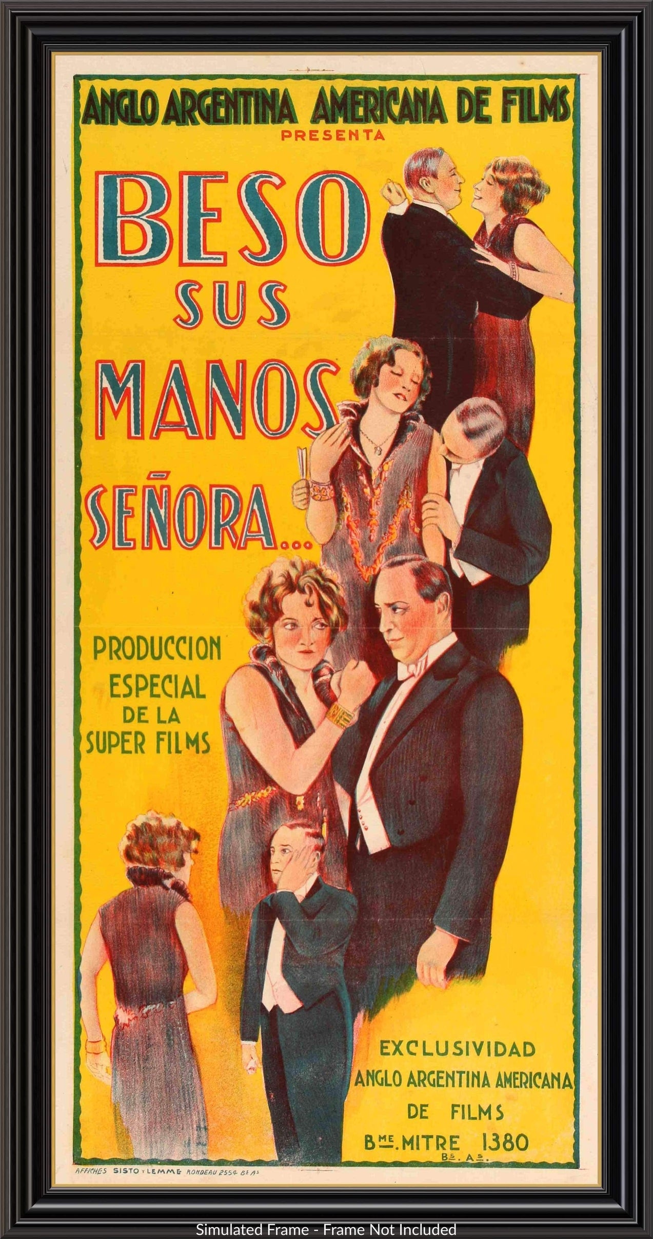 I Kiss Your Hand, Madame (1929) original movie poster for sale at Original Film Art - Vintage Movie Posters