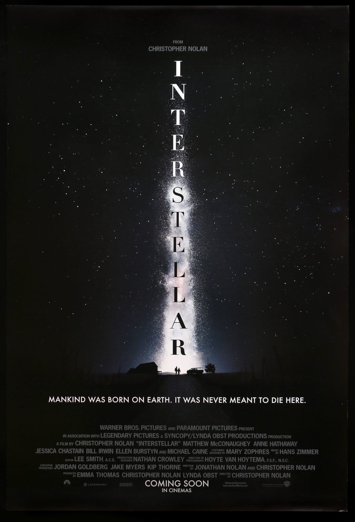 Interstellar (2014) original movie poster for sale at Original Film Art - Vintage Movie Posters