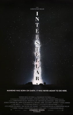 Interstellar (2014) original movie poster for sale at Original Film Art - Vintage Movie Posters