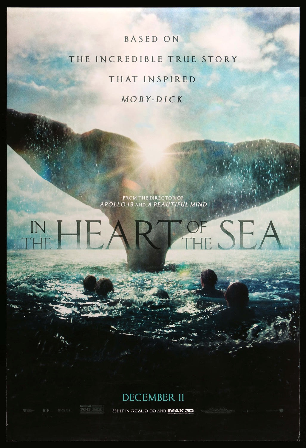 In The Heart of the Sea (2015) original movie poster for sale at Original Film Art - Vintage Movie Posters
