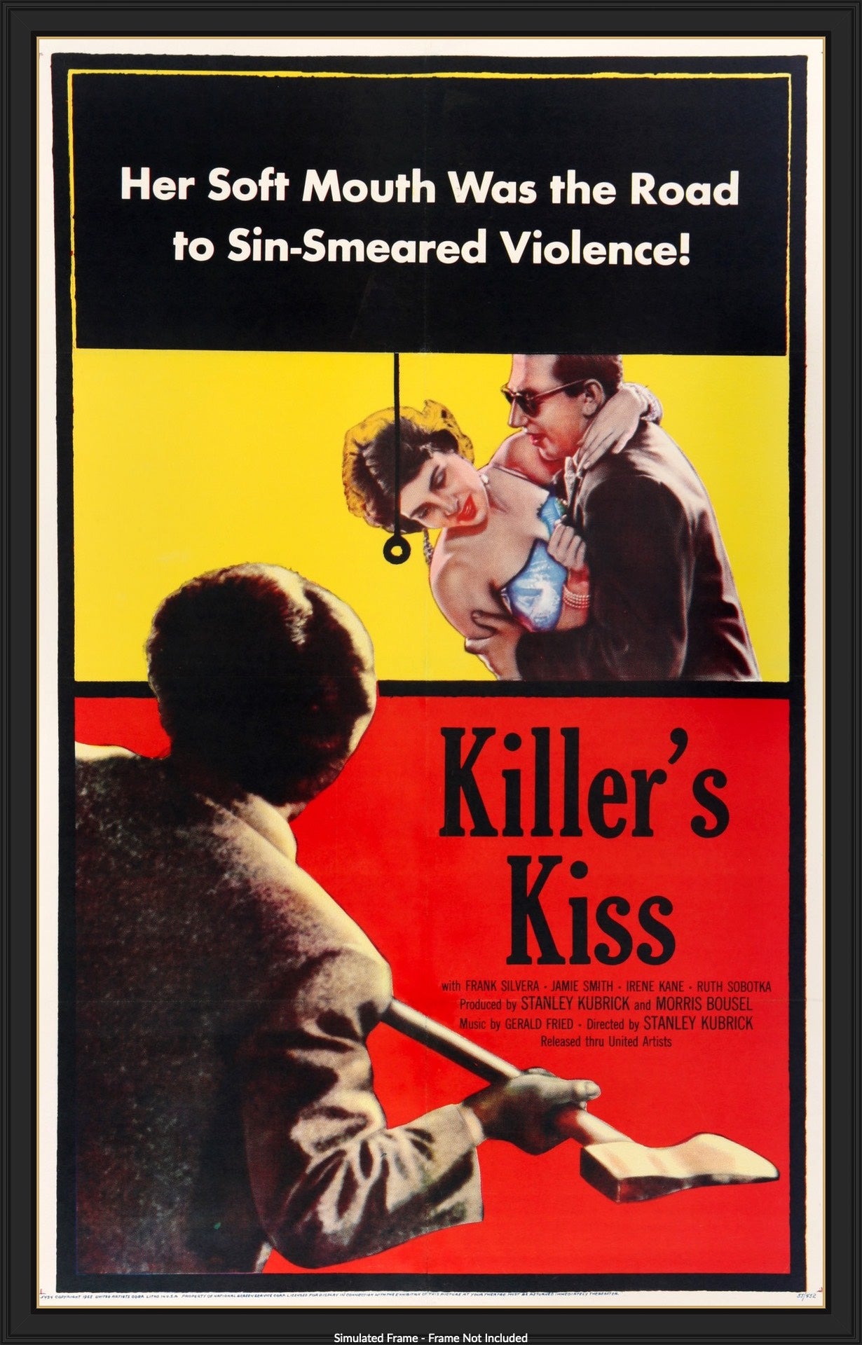 Killer's Kiss (1955) original movie poster for sale at Original Film Art - Vintage Movie Posters